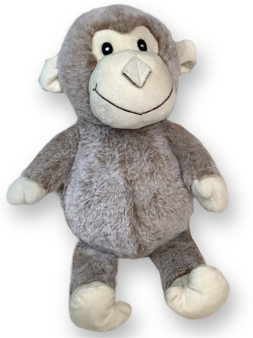 Kid Connection Brown and Cream Monkey Plush 16in Soft Cuddly Stuffed Animal